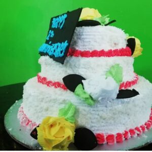 4 Pound Mix Flavor Cake Flower Design