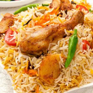 Chicken Biryaani Half Plate Set