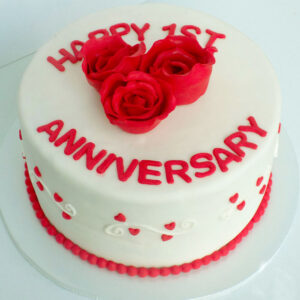 Fountain Cake for Happy Anniversary (2 Pound)