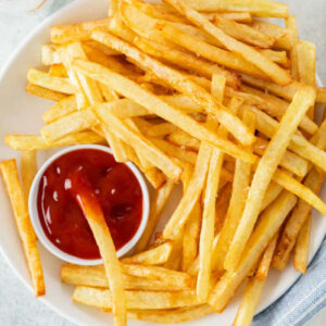 French Fries with Chutney