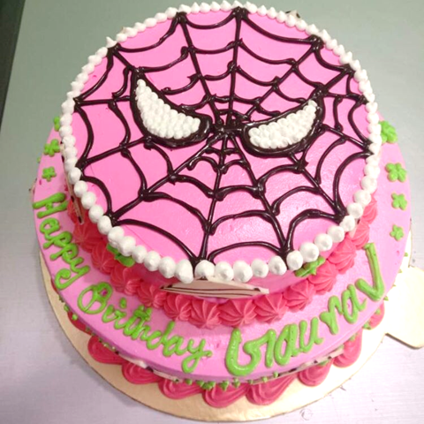 2 Pound Spider Man Cake – Mix Flavor
