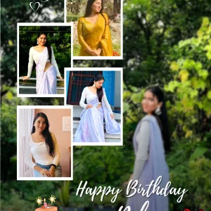 Photo with Frame A4 size for Birthday Gift