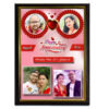 Photo Collage with Frame A4 size for Happy AnniversaryLove