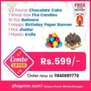 Happy Birthday Combo Pack + Cake (Small)